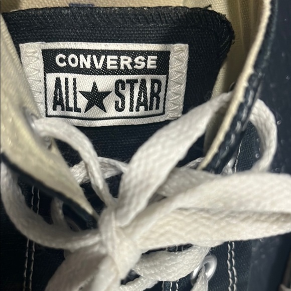 Converse Black and White All Star Sneakers - Picture 2 of 4